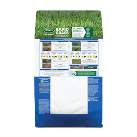 Close-up of seed and fertilizer mix for faster lawn establishment with Scotts product