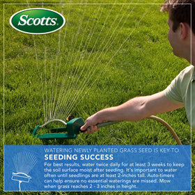 Scotts Turf Builder Seed Sun-Shade performance supports lawns with mixed light.