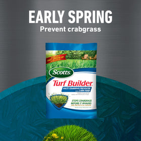 Small-lawn bundle display highlighting four products for year-round care