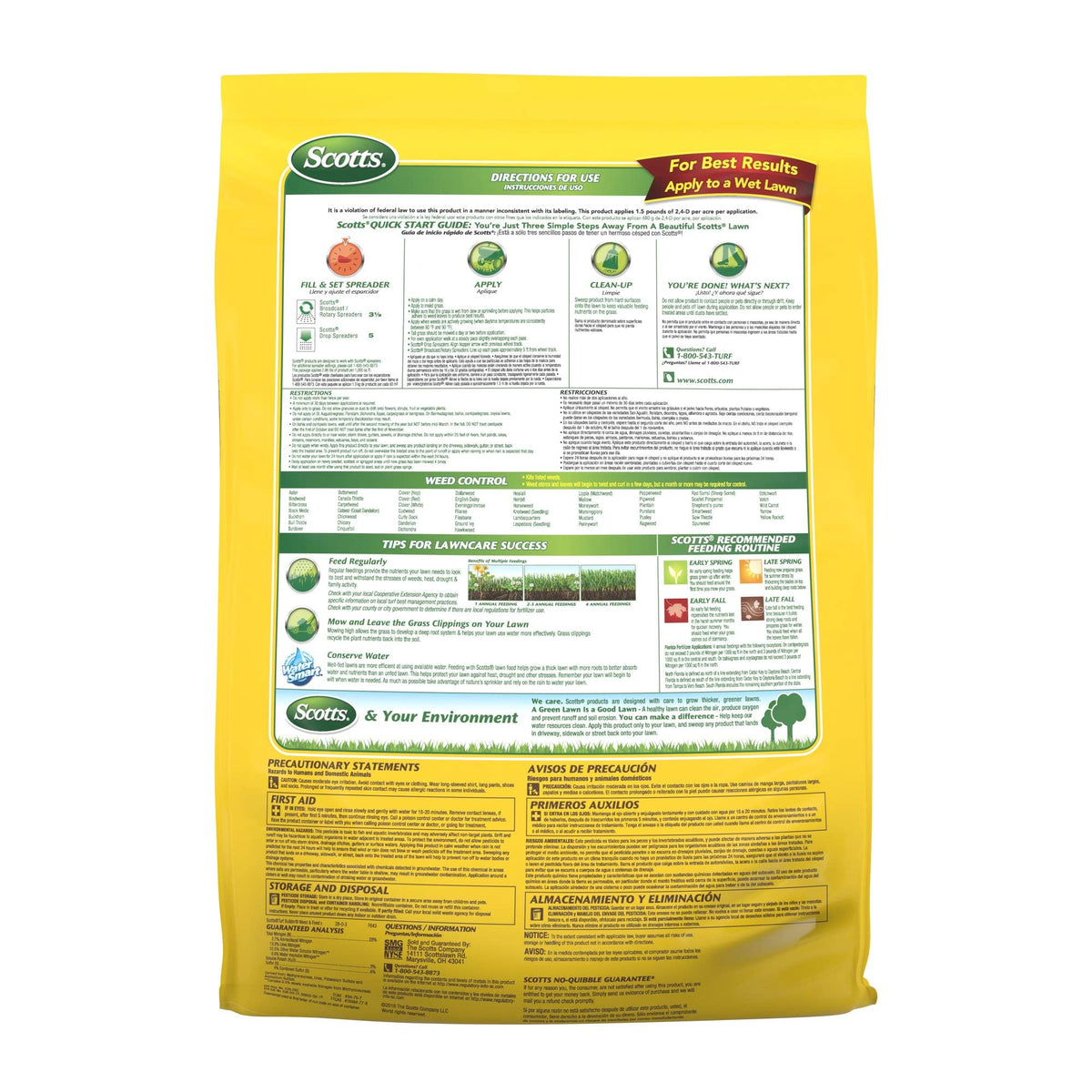 Scotts Weed Grip Technology demonstrates gripping weeds for effective control
