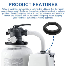 Screw Man Intex sand filter motor seal replacement visuals