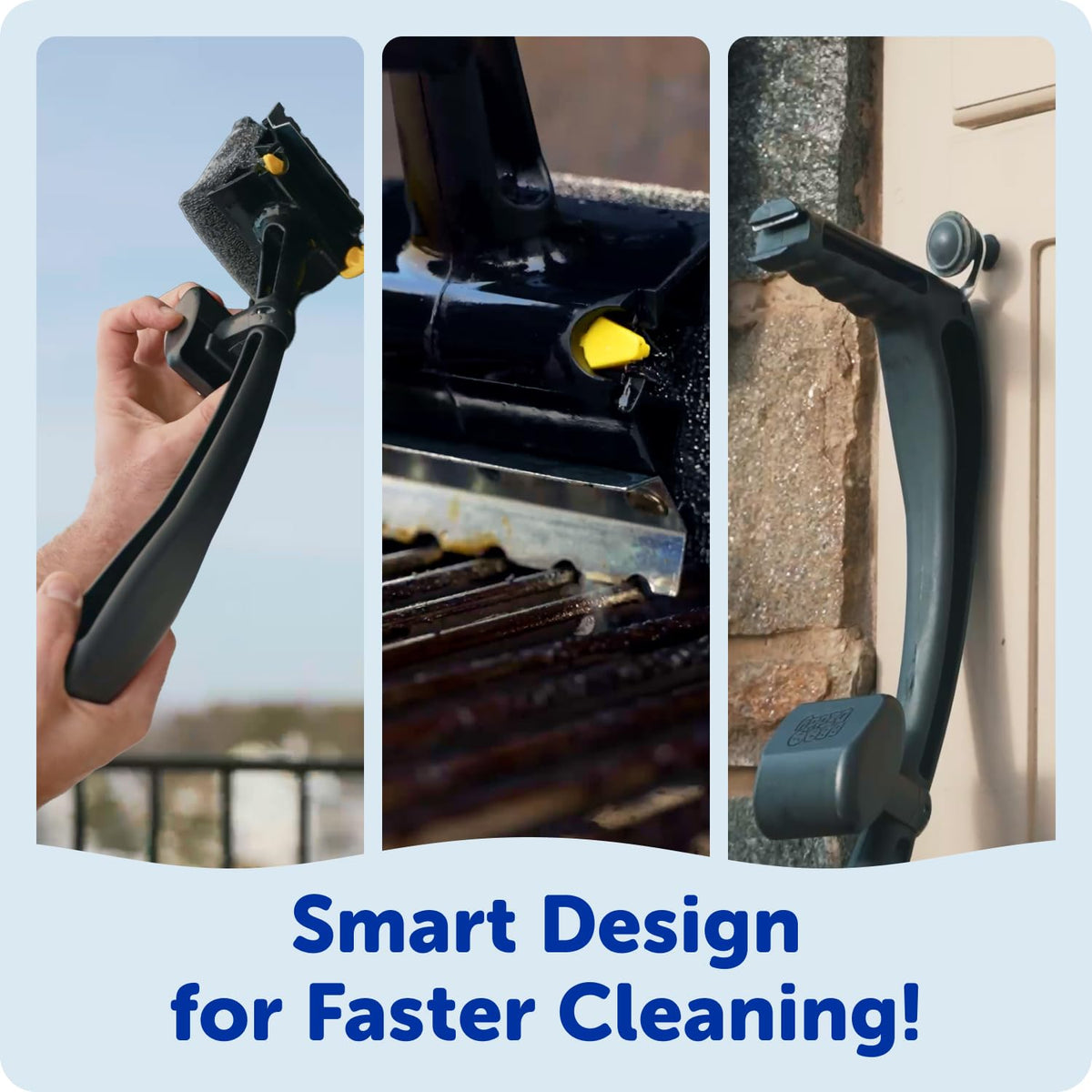 Retractable grate hook assists lifting grates for quick access