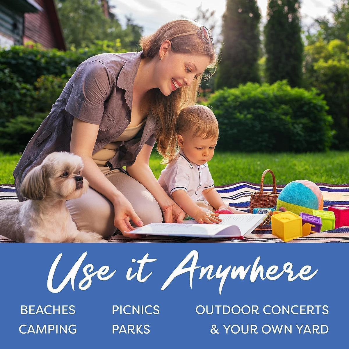 Scuddles foldable design with carry strap makes transport easy and hands-free