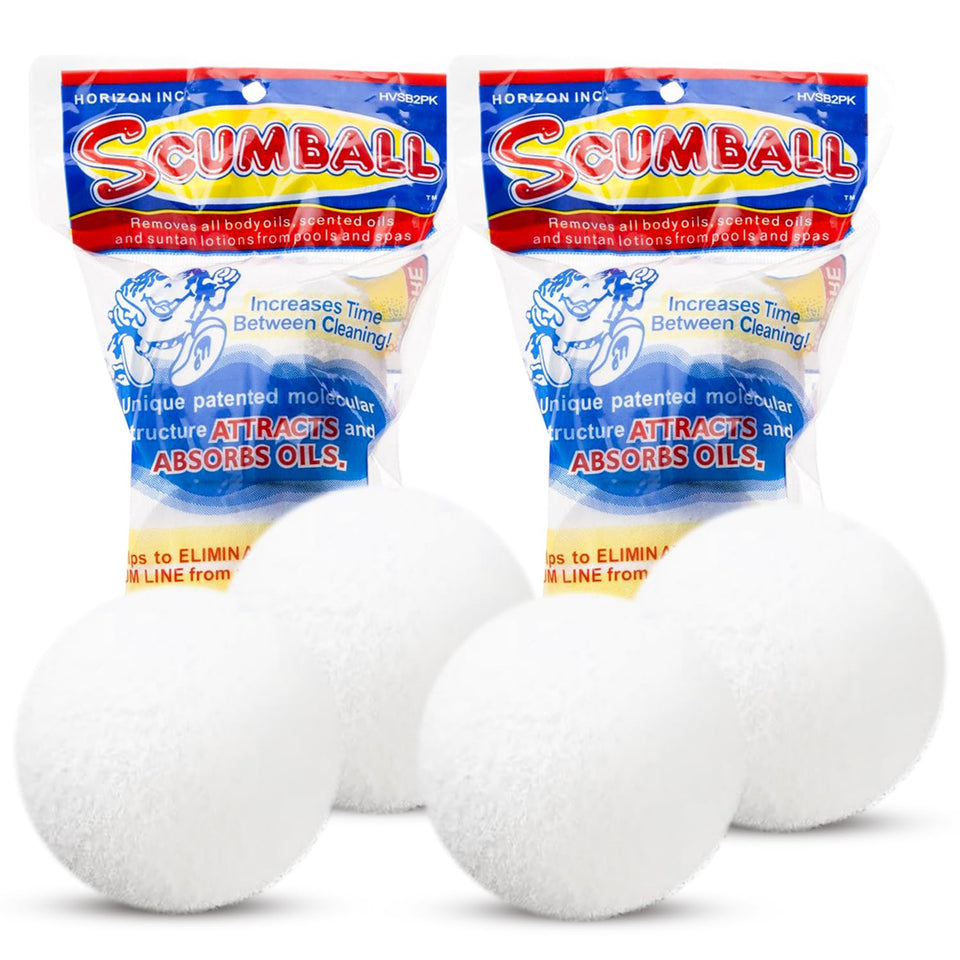 SCUMBALL hot tub foam ball absorbs oils for clearer water