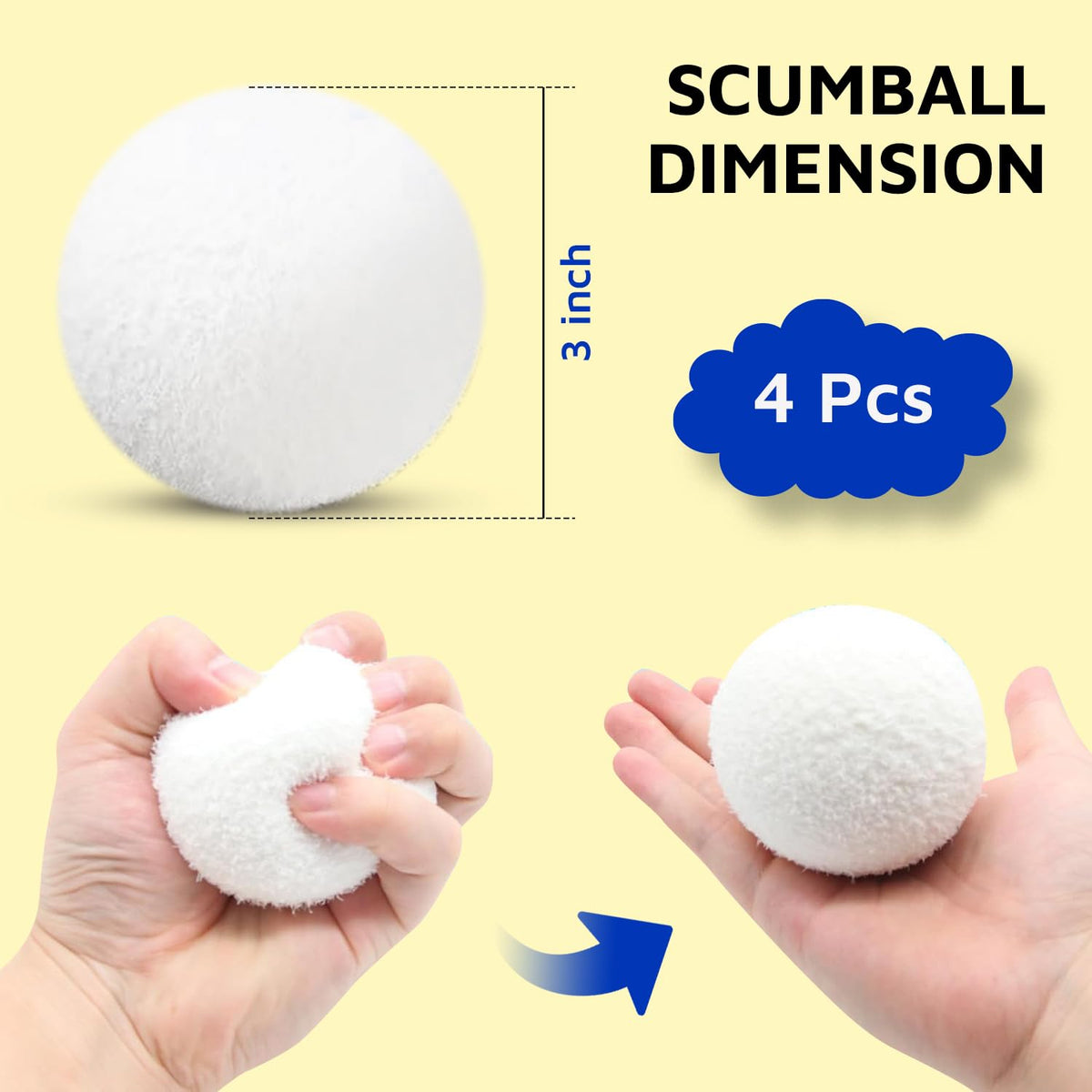 SCUMBALL reusable 4-pack provides economical maintenance