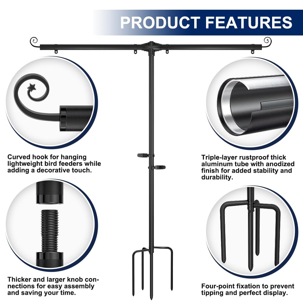SCWN anti-wind clips securing flags in breeze