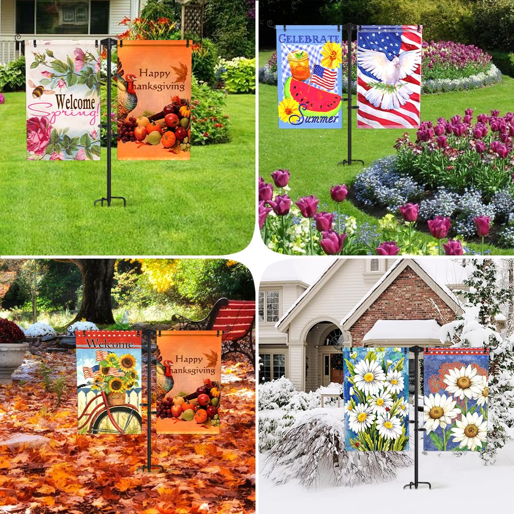 SCWN outdoor flag display ready for porch or garden