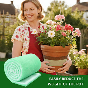 SCyiqifa adjustable planter insert in cotton material supports drainage and soil health.