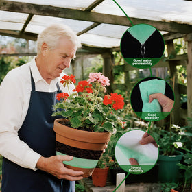 SCyiqifa two-piece pack offers versatile sizing for different planters.