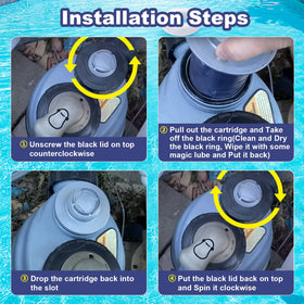 Sdanbom pool mineral balance visual for easier maintenance