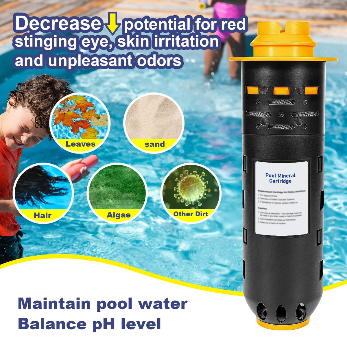 SDANBOM W28000 cartridge in water demonstrates improved balance