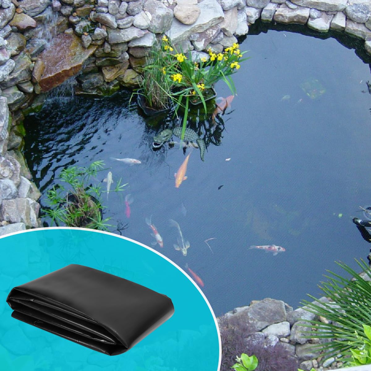 SDLDEER pond liner 20mil versatile for waterproofing and coverings.