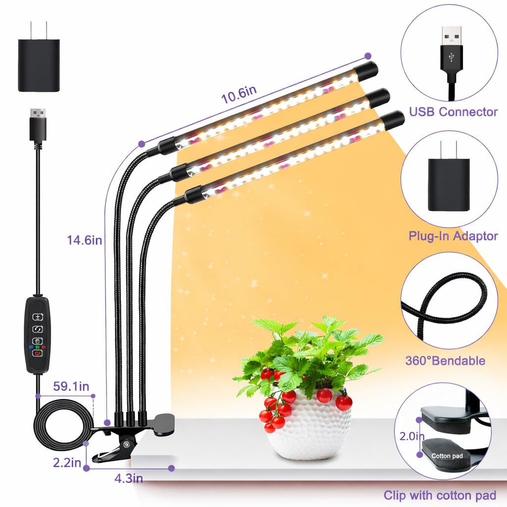 SDOVUERC 360-degree gooseneck enables precise light direction.