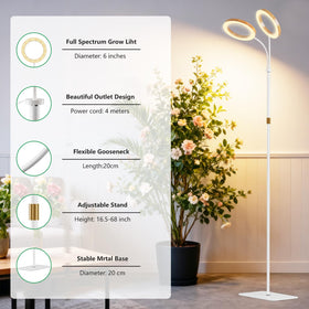SDOVUERC floor plant light enhances room ambiance and plant vitality.