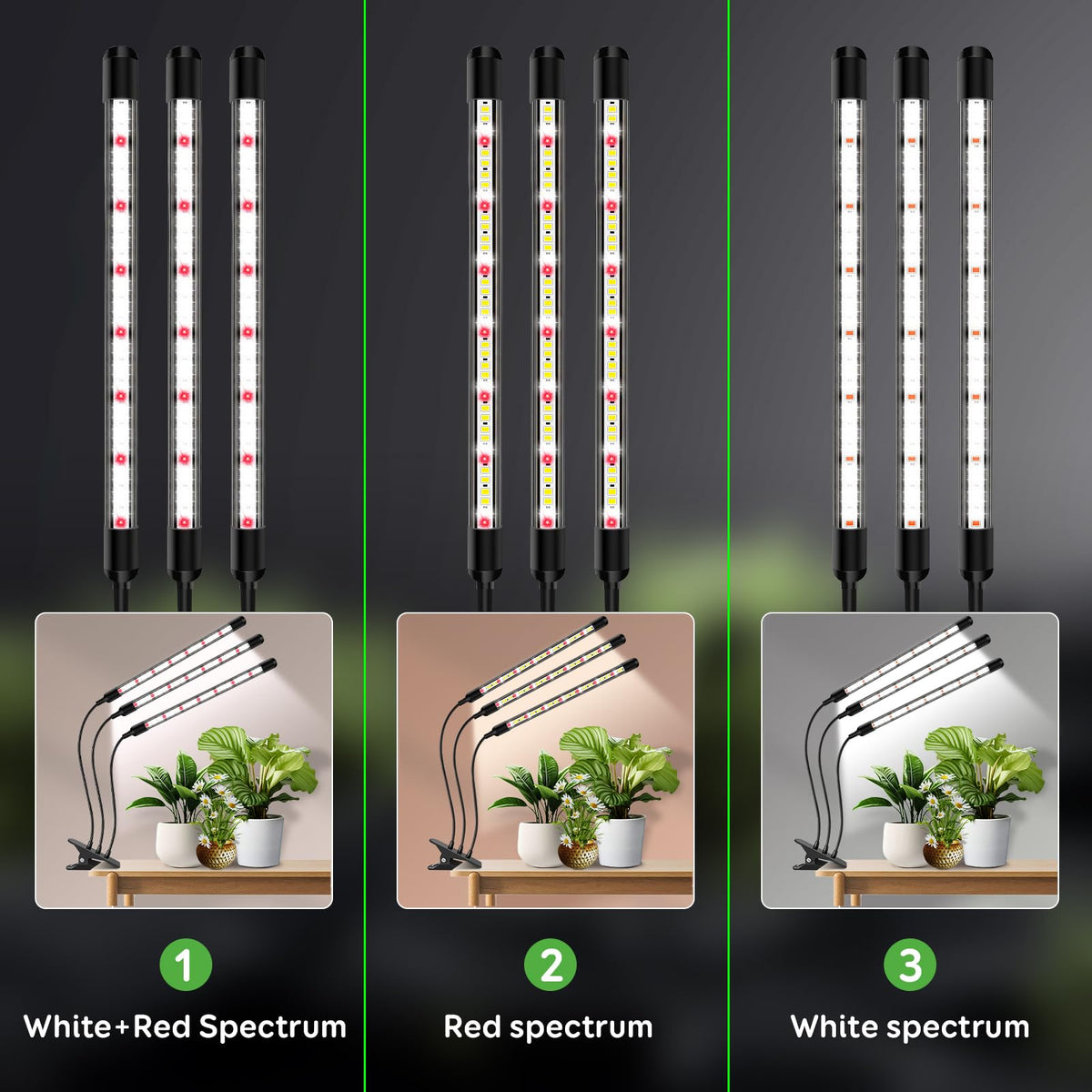 SDOVUERC full spectrum light mimics sunlight for indoor plant growth