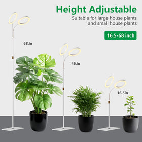 SDOVUERC grow light with timer helps automate daily light without manual effort