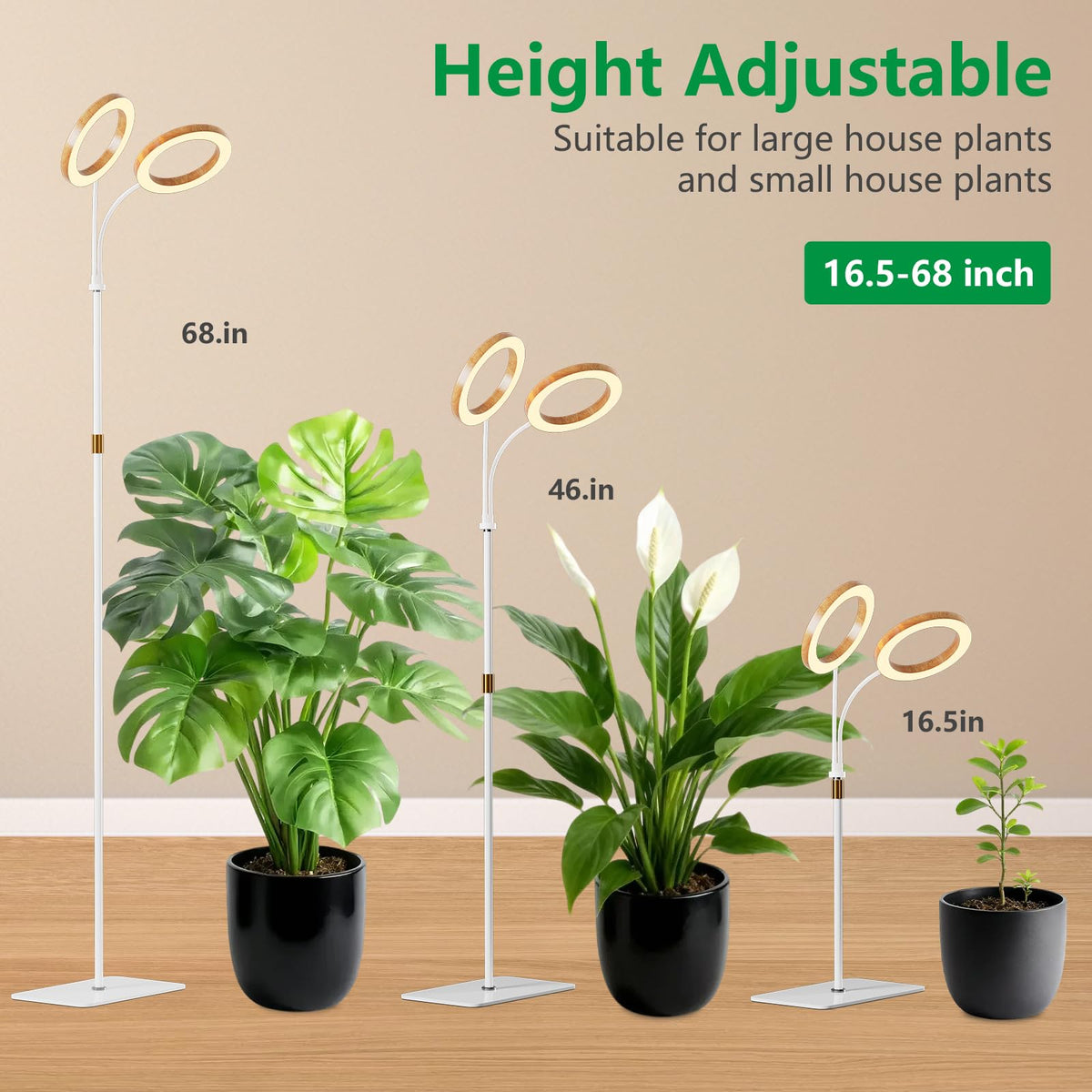 SDOVUERC two-head LED panels for broad coverage on large plants.