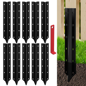 SDSNTE 10-pack fence post repair stakes for durable wooden posts