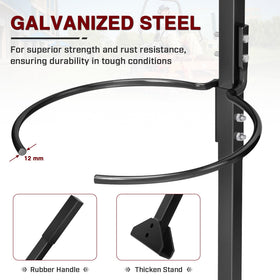 SDSNTE Handle grip aids easy mounting and removal from the mower