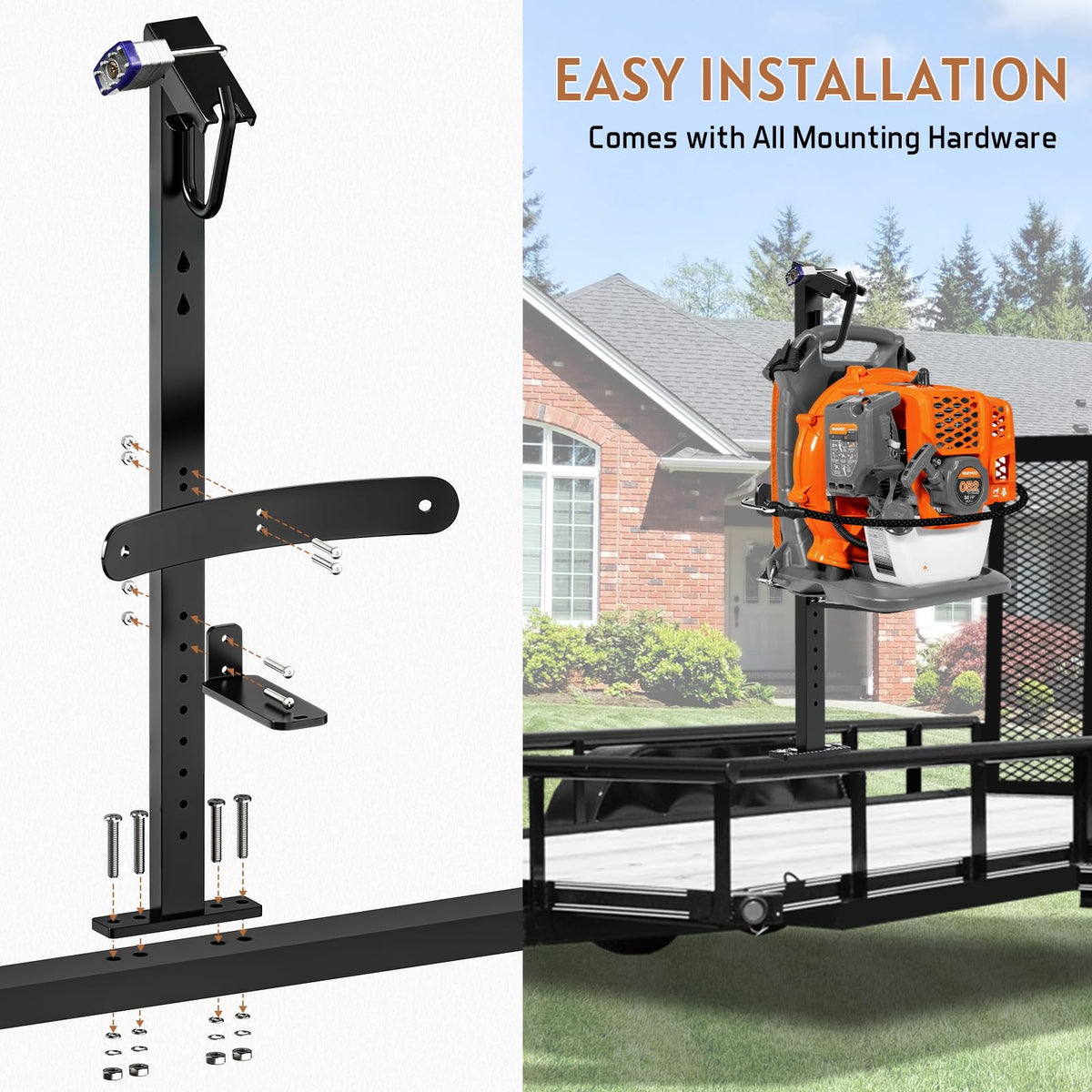 SDSNTE fits 22-26 inch backpack blowers for universal compatibility.