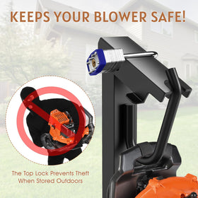 SDSNTE thickened-steel frame keeps the blower rack strong and rust-resistant.