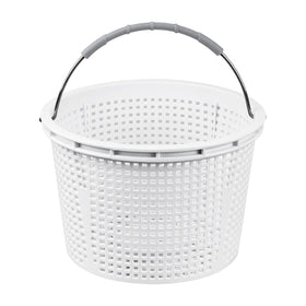 Seaiyomg 8inch skimmer basket precisely positioned in a Pentair U-3 housing for easy debris capture.