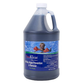 SeaKlear algae remover in action protects pool clarity against algae.