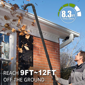 Sealegend extendable wands tailor height for gutter tasks.