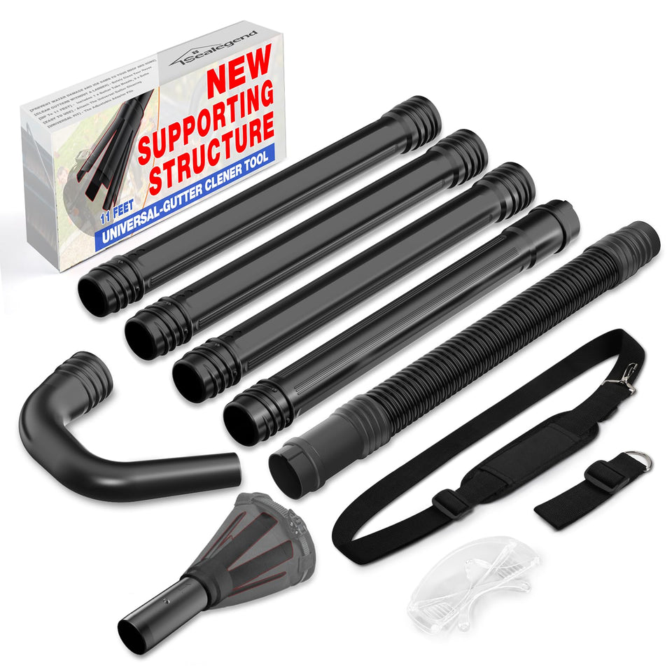 Sealegend gutter attachment with upgraded support for stable airflow