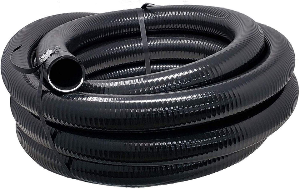 Sealproof flexible PVC pipe, 1-1/2 inch diameter, ideal for easy water garden installations.