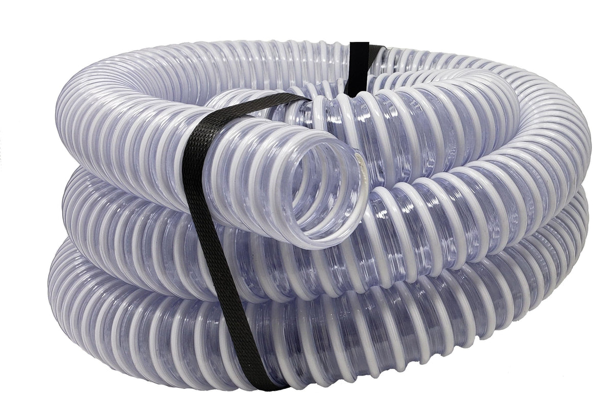 Sealproof pool hose, 12 ft, 1-1/2 in connection for durable above-ground filtration.