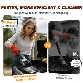 SEANCHEER angled reach 108-144-180 degrees on grill grate