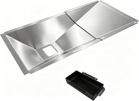 SearCook universal grease tray with extended-length design for versatile grill compatibility.
