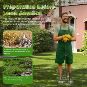 Seasky Lawn Aerator easy install for quick setup