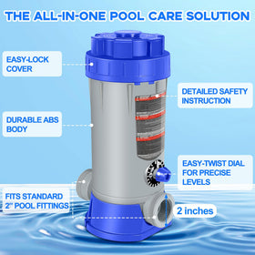 SeaSlep in-use inground pool demonstrates reliable chlorine dosing for balanced water