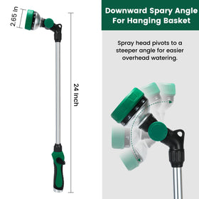 Seatern heavy-duty construction with universal hose compatibility.