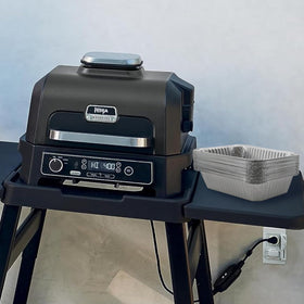 SEAVERRS heavy-duty recyclable foil liner for responsible grilling.
