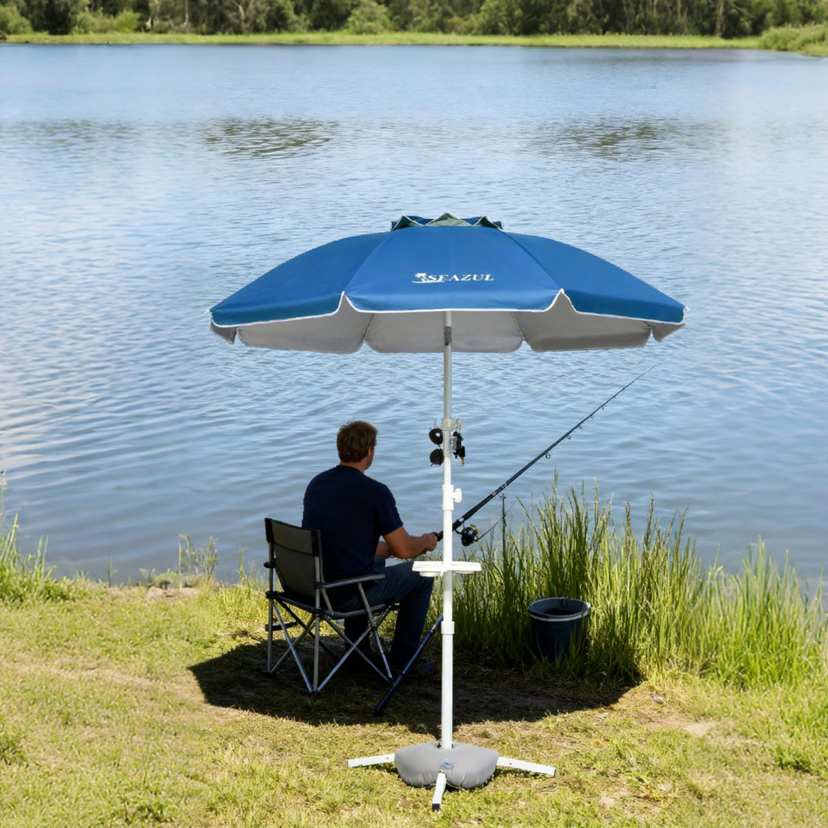 Seazul carry bag with shoulder strap simplifies carrying and storage.