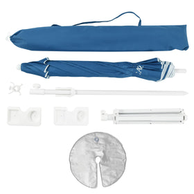 Seazul water weight bag adds reliable stability on windy days.