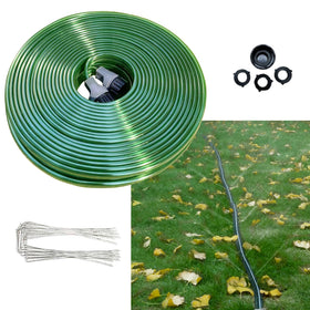 Secbulk 75ft flat sprinkler hose ready for lawn irrigation.