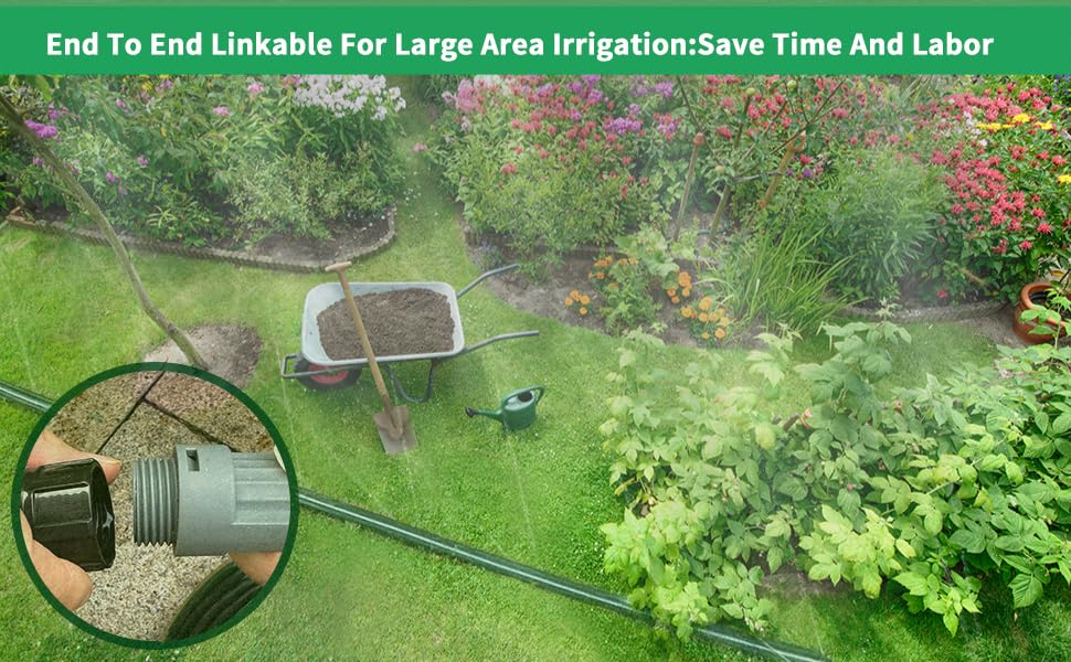 Secbulk irrigation hose supports efficient water distribution in dry spells.