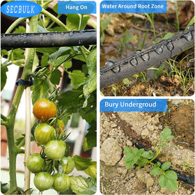 Flat, kink-resistant Secbulk hose stores neatly after the season.
