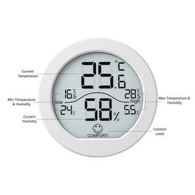 SECRUI Digital Hygrometer enables multiroom environmental monitoring
