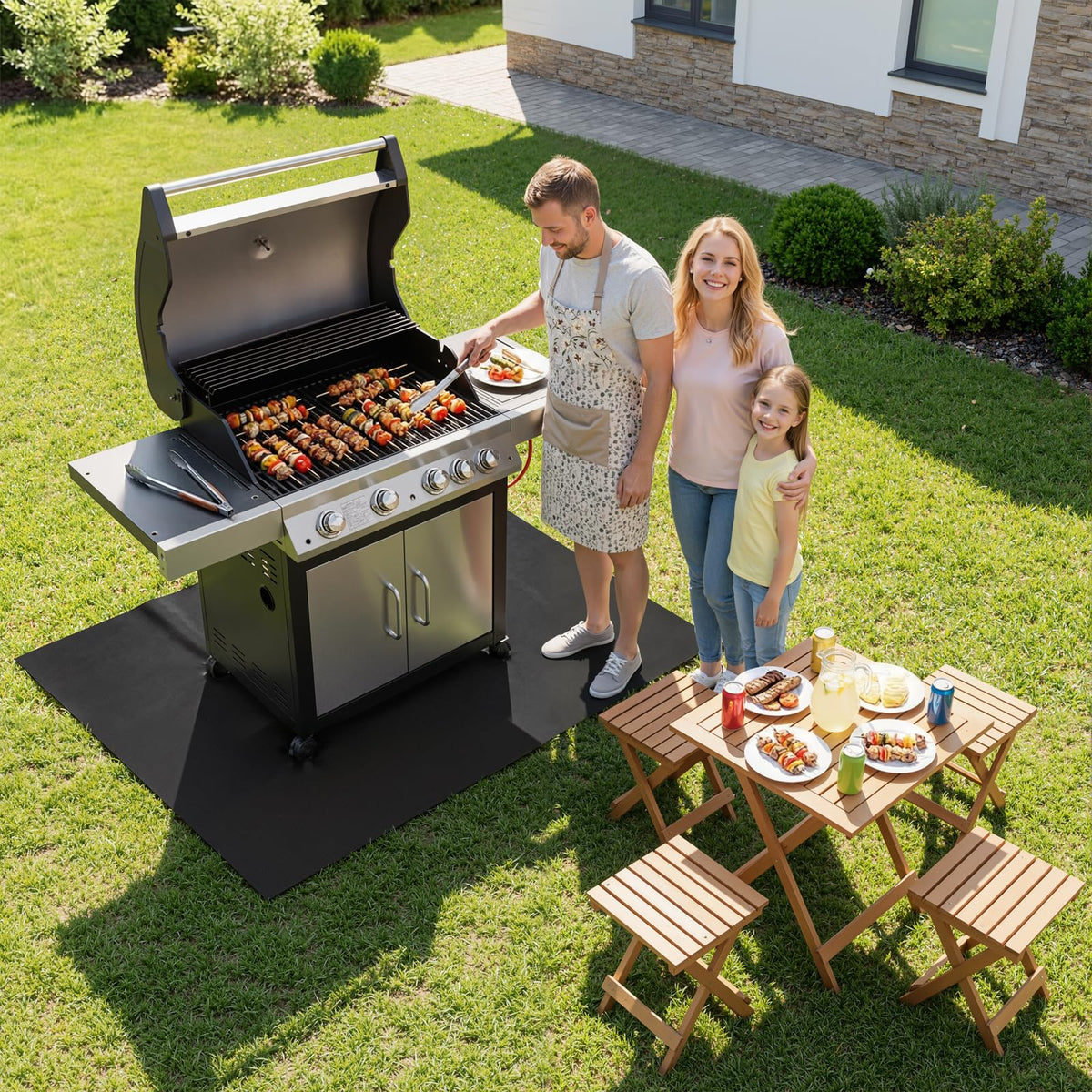 SecuCaptain 24-hour support for questions about grill mat use
