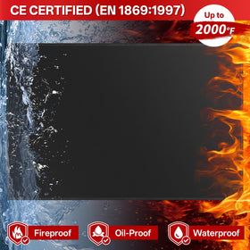SecuCaptain foldable grill mat stores compactly for travel and storage