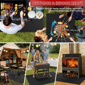 SecuCaptain indoor-outdoor protection for grills and fire pits during gatherings