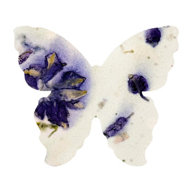 Seed Bloom large purple butterfly seed paper ready to plant for lasting memories.