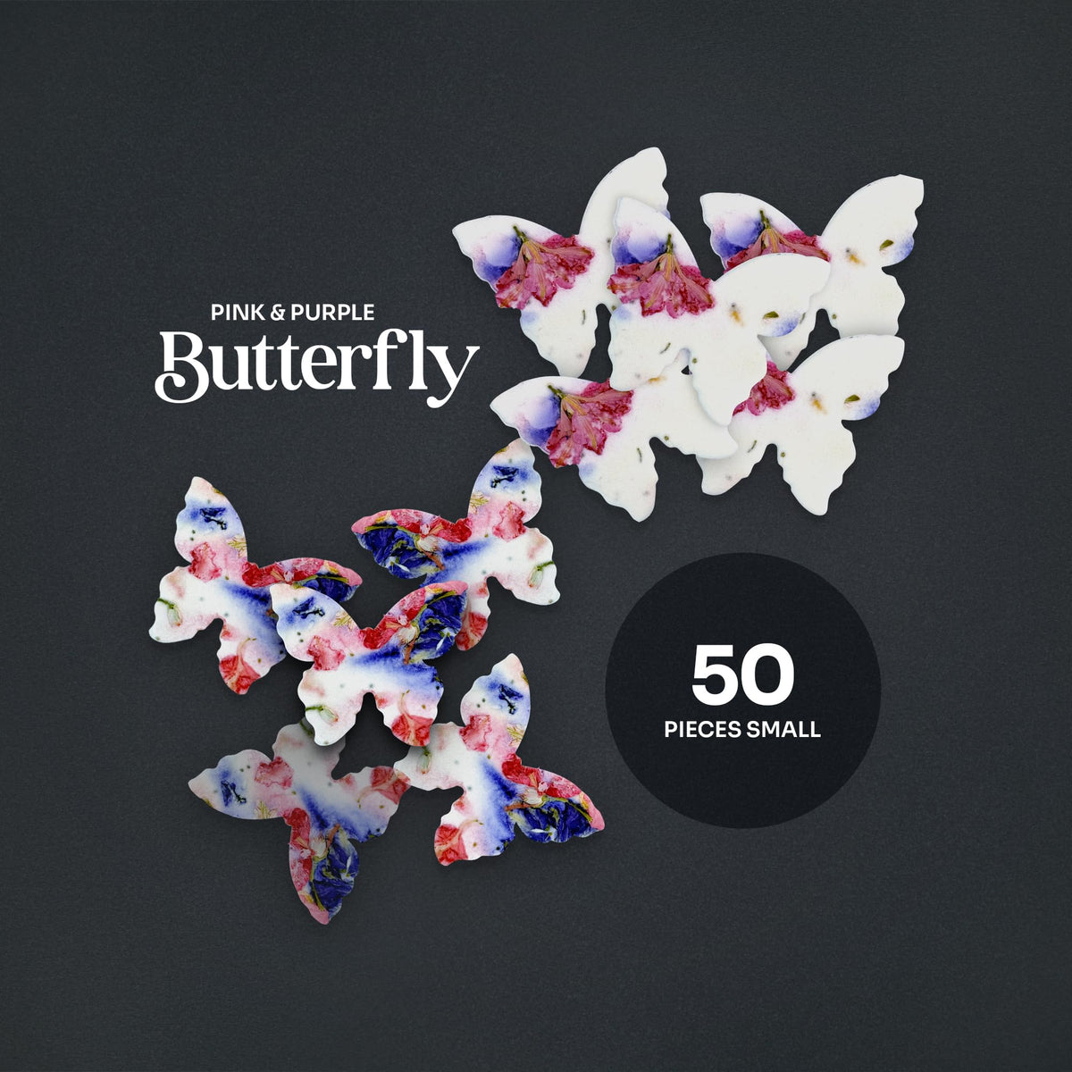 Seed Bloom purple butterfly seed paper ideal for wedding favors and planting.