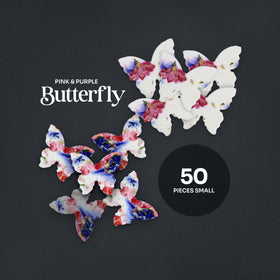 Seed Bloom purple butterfly seed paper ideal for wedding favors and planting.