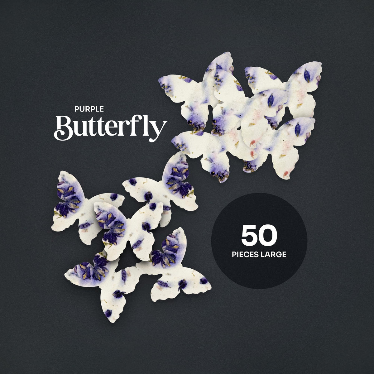 Seed Bloom writable surface butterfly seed paper for personalized messages before planting.